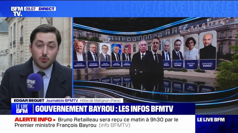 Bruno Retailleau, François Rebsamen, Gérald Darmanin... Les dernières informations de BFMTV sur le gouvernement de François Bayrou