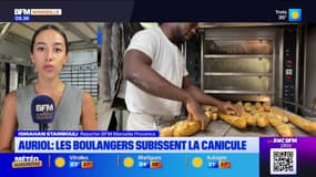 Auriol : les boulangers subissent la canicule 