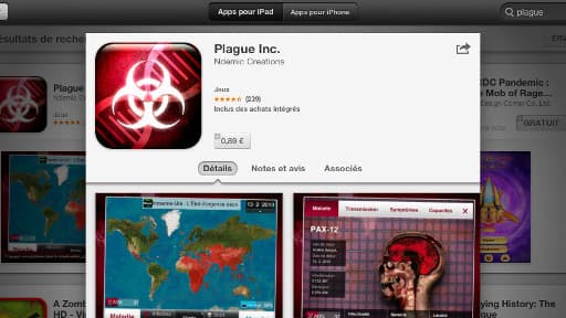 Le jeu Plague.Inc