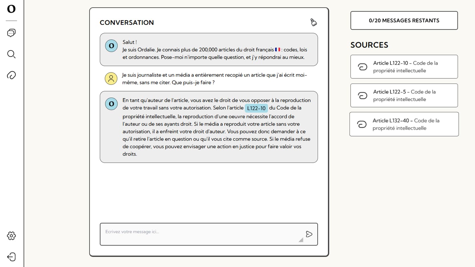 Question posée à Ordalie