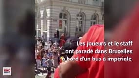 Coupe du monde : Les Belges rentrent au pays... et Hazard filme la foule qui scande son nom