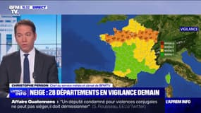 Neige: 28 départements placés en vigilance orange dès demain