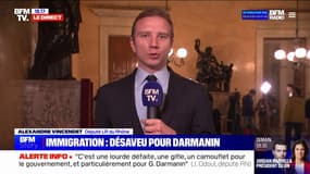 Loi immigration: "Je me suis opposé à cette motion de rejet par esprit de responsabilité" affirme Alexandre Vincendet, député LR