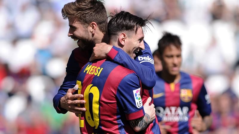 Gerard Piqué et Lionel Messi