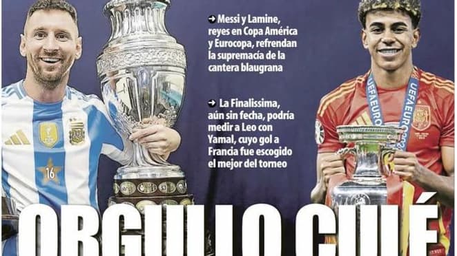 La Une de Mundo Deportivo le 17 juillet 2024. La Une de Mundo Deportivo le 17 juillet 2024.