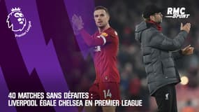 Premier League : 40 matches sans défaite et Liverpool égale Chelsea
