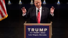 Donald Trump lors d'un meeting à Las Vegas, le 18 juin 2016. 