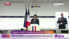 Ukraine : l'envoi de troupes au sol ne peut "être exclu"