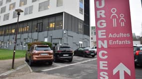 Les urgences de l'hôpital de Bel-Air, à Thionville, en Moselle, le 3 janvier 2023