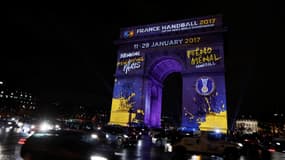 L'Arc de Triomphe a lancé le Mondial 2017 (11-29 janvier) de handball ce mardi soir.