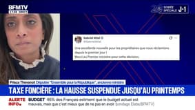 Hausse de la taxe foncière suspendue: "Je suis rassurée de voir que notre voix a été entendue", se réjouit Prisca Thevenot (Ensemble)