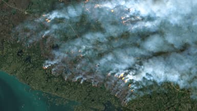 Les incendies, à proximité de Yellowknife, se rapprochent de cette ville du Grand Nord canadien et pourrait l'atteindre d'ici le 20 août 2023
