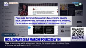 Refus d'obtempérer à Nice: la marche blanche pour Zied est maintenue ce dimanche