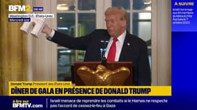 Donald Trump présente la maquette d'un arc de triomphe qui devrait voir le jour à Washington