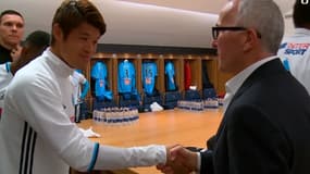 Hiroki Sakai et Frank McCourt 
