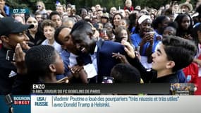 Les Bleus à l'Élysée: "C'est l'un des plus beaux jours de ma vie"