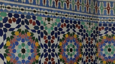 L'imam Omar Kzabri arrive à la mosquée Hassan II, à Casablanca, le 29 août 2009.