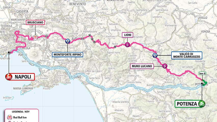 Parcours 6e étape du Tour d'Italie 2025 Parcours 6e étape du Tour d'Italie 2025