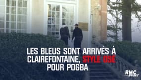 Les Bleus sont arrivés à Clairefontaine, style très osé pour Pogba