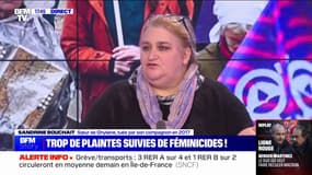 Sandrine Bouchait: "Aujourd'hui on agit en réaction à la mort des femmes, il faut agir en prévention"