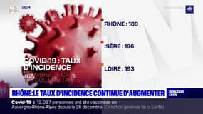 Covid-19: dans le Rhône, le taux d'incidence à la hausse