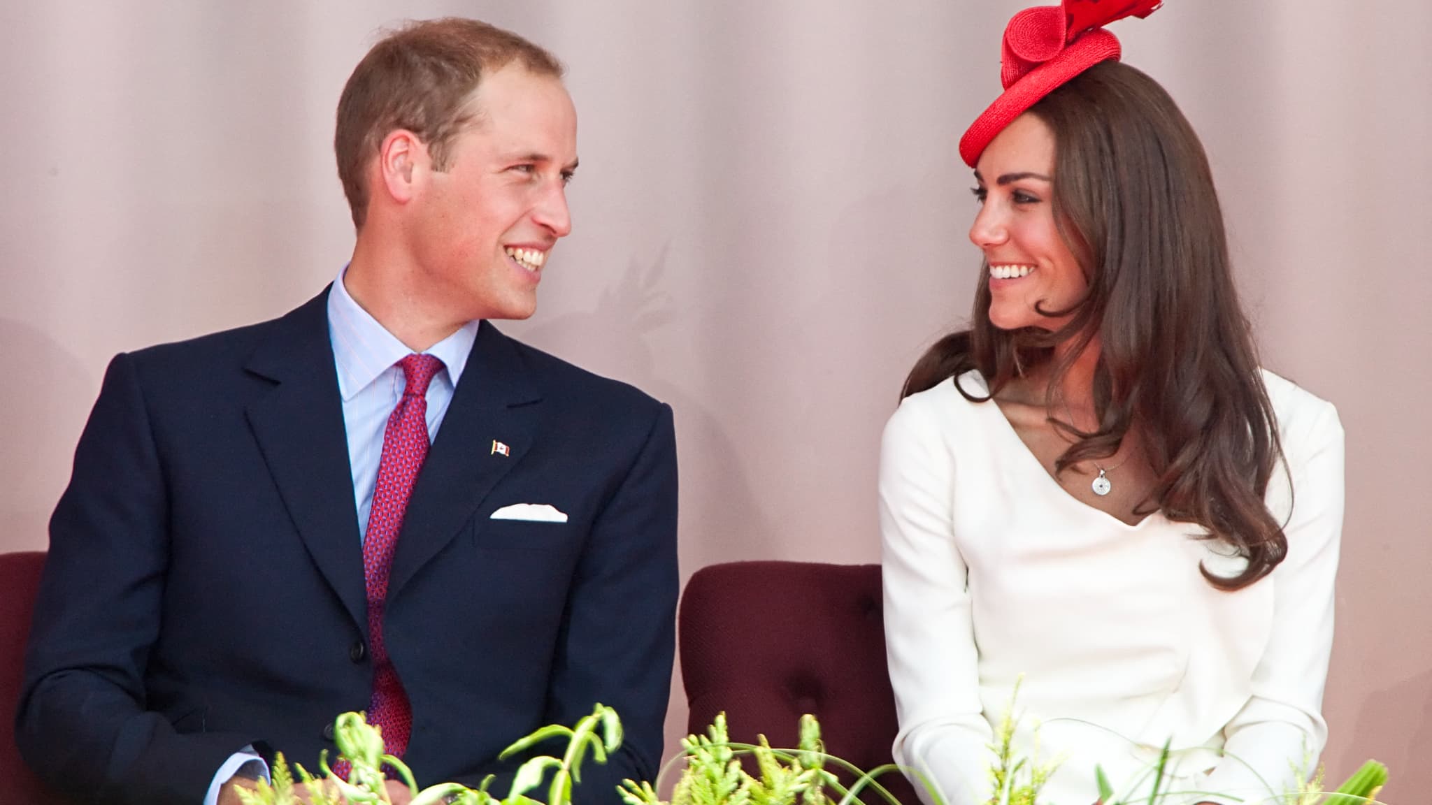 Kate Middleton et le prince William lors de leur premier voyage officiel au Canada en 2011