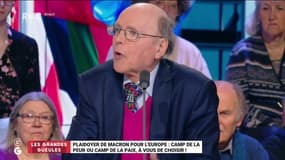 Tribune de Macron pour l'Europe : "L'argument de la paix est important mais il n'est pas assez convaincant pour les Européens qui ont des difficultés sociales importantes !" Jacques @Maillot_GG #GGRMC 