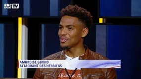 Ambroise Gboho (attaquant des Herbiers) réagit à la qualification du PSG