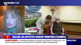 Covid-19: Arielle Dombasle appelle à se faire vacciner pour "reprendre la vie d'avant"