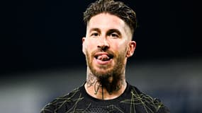 Sergio Ramos avec le PSG en mai 2023