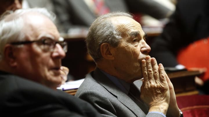 L'ancien garde des Sceaux et ex-sénateur PS Robert Badinter