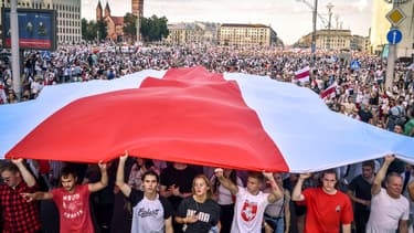 Manifestation à Minsk.