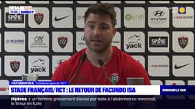 RCT: Facundo Isa de retour pour tenter d'arracher une demi-finale contre le Stade-Français