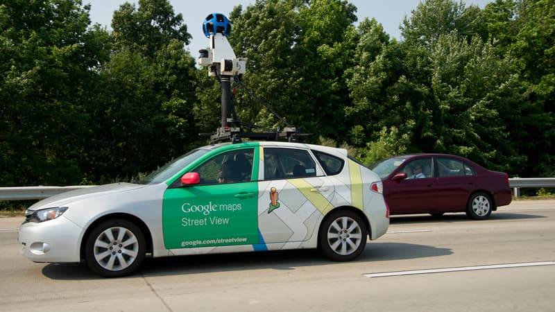 Une google-car.