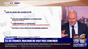 Le scénario d'un reconfinement le week-end de l'Île-de-France semble écarté par l'exécutif