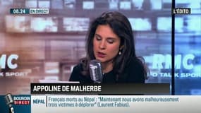 Le parti pris d'Apolline de Malherbe : "On peut être nu mais pas porter une jupe trop longue !" - 30/04