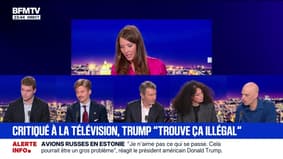 Critiqué à la télévision, Trump "trouve ça illégal" - 19/09