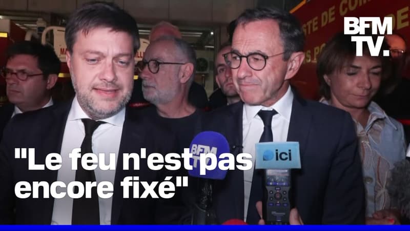 Incendie à Marseille: le point de Bruno Retailleau, ministre de l'Intérieur
