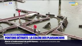 Pontons détruits à Boulogne-sur-Mer: la colère des plaisanciers
