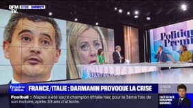 EDITO - Controversy between France and Italy over the management of migratory flows: Gérald Darmain "aimed less at Giorgia Meloni than at Marine Le Pen"