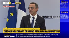 Ministère de l'Intérieur: Bruno Retailleau salue en Laurent Nuñez un "homme remarquable"
