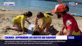 Colmar: les enfants peuvent apprendre les gestes qui sauvent à la base nautique