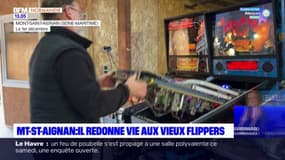 Mont-Saint-Aignan: il redonne vie aux vieux flippers 