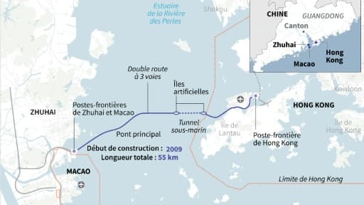 Le pont Zhuhai-Hong Kong-Macao
