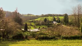 Vue campagnarde. (illustration)