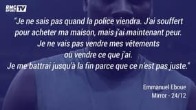 Ruiné, Emmanuel Eboué a songé au suicide