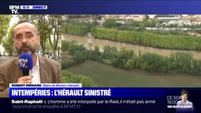 Inondations dans l'Hérault: le maire de Béziers Robert Ménard "n'avait jamais vu de pluies pareilles"