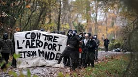 La zone où doit prendre place l'aéroport de Notre-Dame-des-Landes