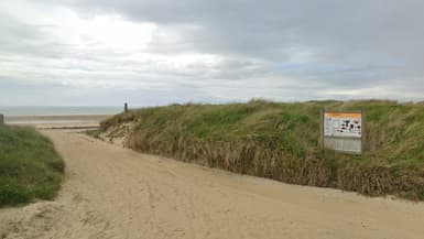 La plage de Bretteville-sur-Ay, dans la Manche.