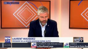 Gestion de la région Auvergne-Rhône-Alpes: "On a baissé nos indemnités (...) C'est symbolique mais c'était très important", explique Laurent Wauquiez